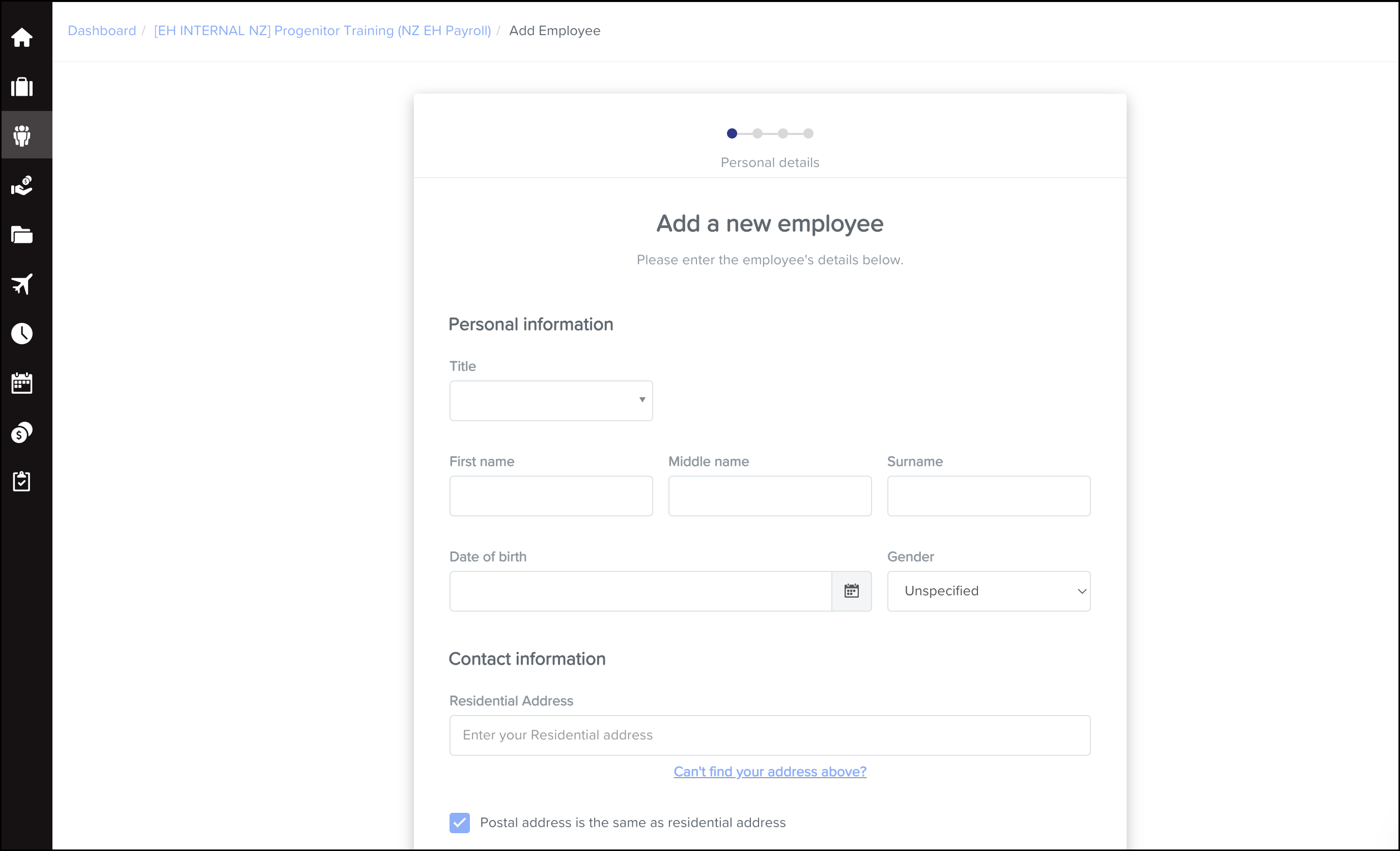 screenshot of Add Employee page and its Personal details form.jpg