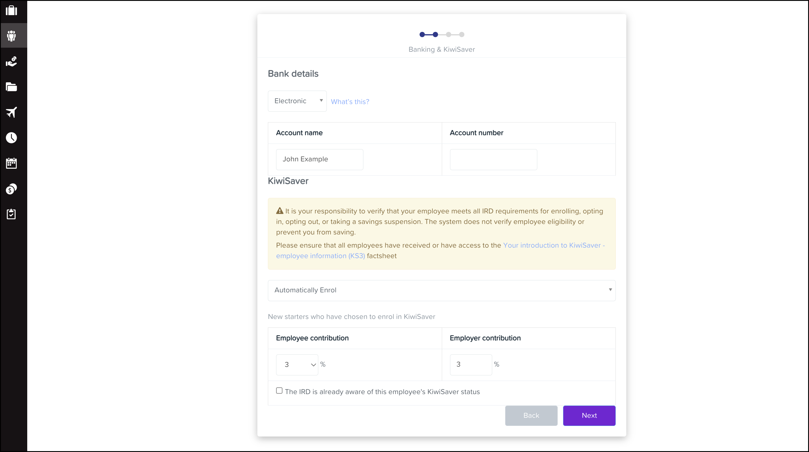 screenshot of Add Employee page and its Banking & KiwiSaver form.jpg