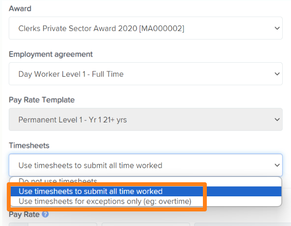 Payroll view