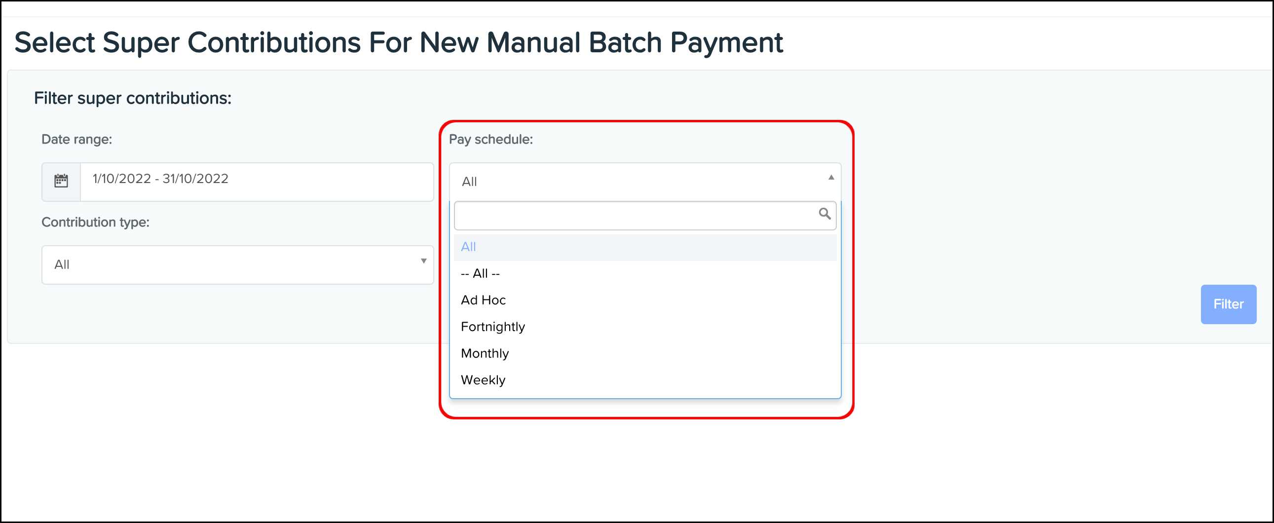 How to create a super batch – Your Payroll (AU)