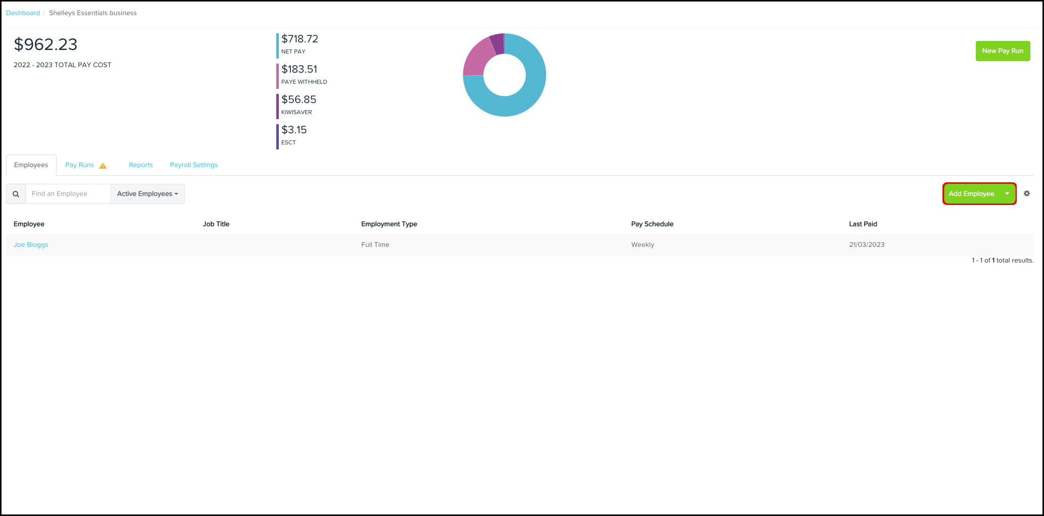 NZ Essentials Payroll Plan – Your Payroll (NZ)