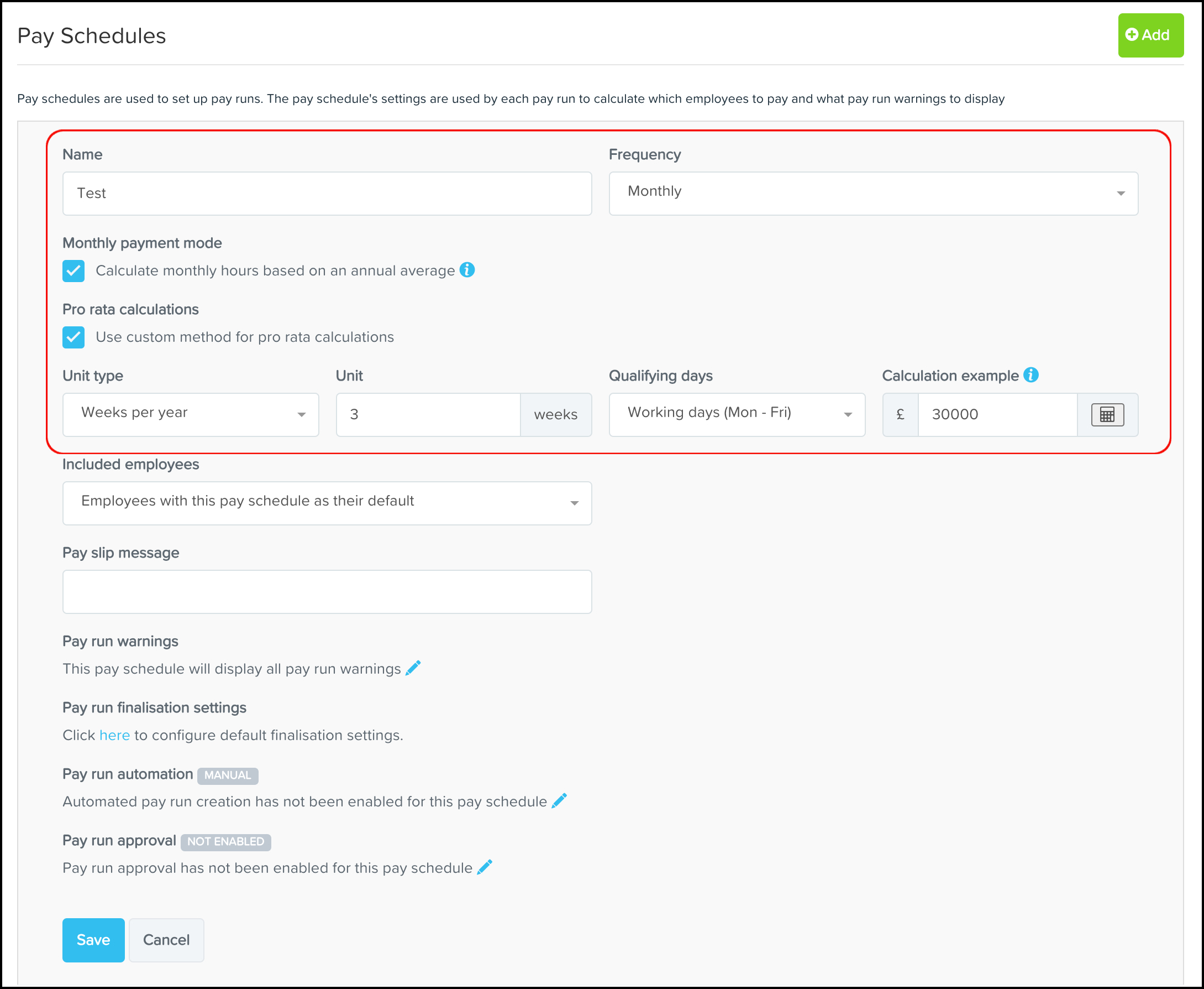 Pro rata on sale calculator online